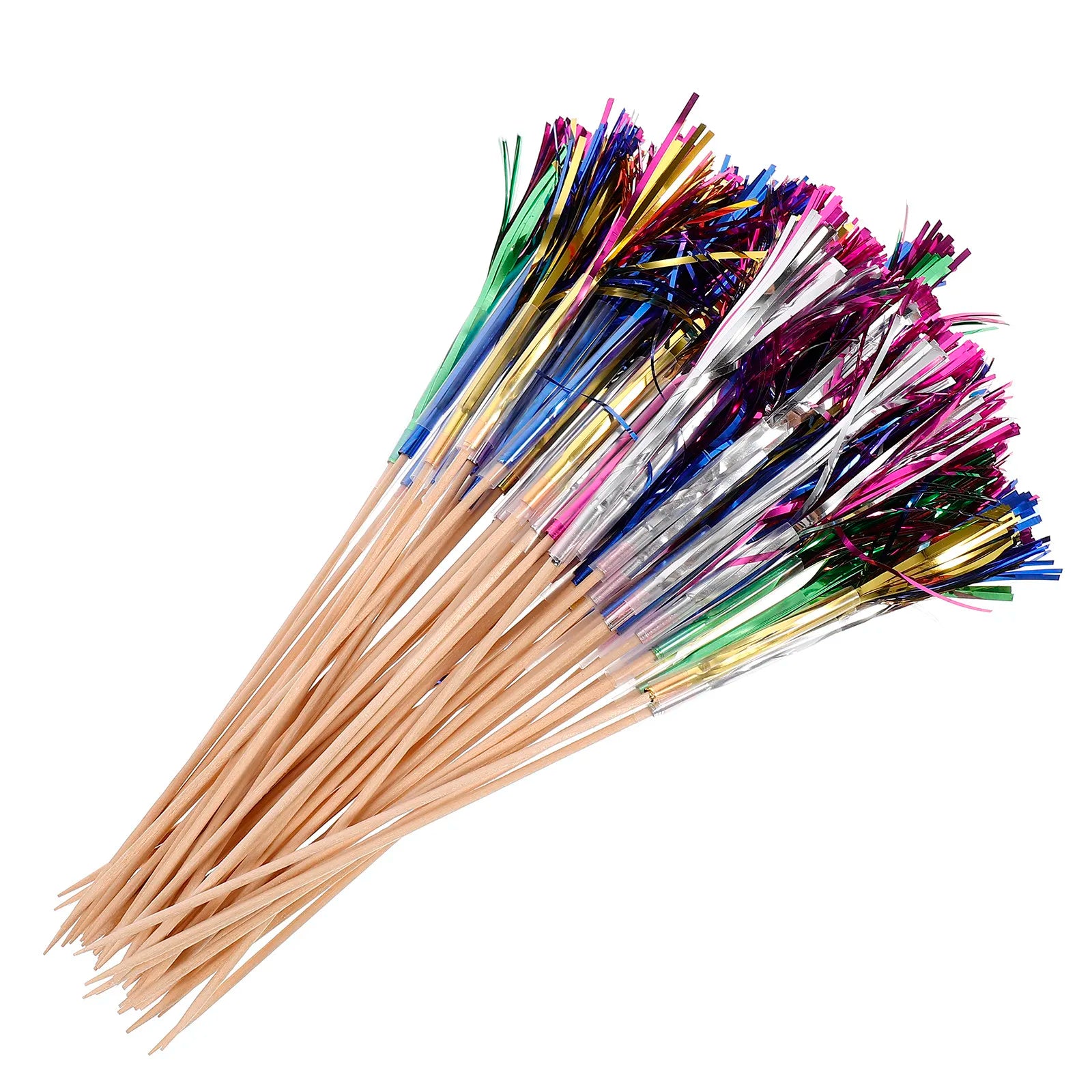 100Pcs Premium Wood Cocktail Picks Elegant Tassel Shape Multipurpose Drink Food Picks for Parties Cakes Cupcakes Desserts Peaceful Pleasures Health and Wellness