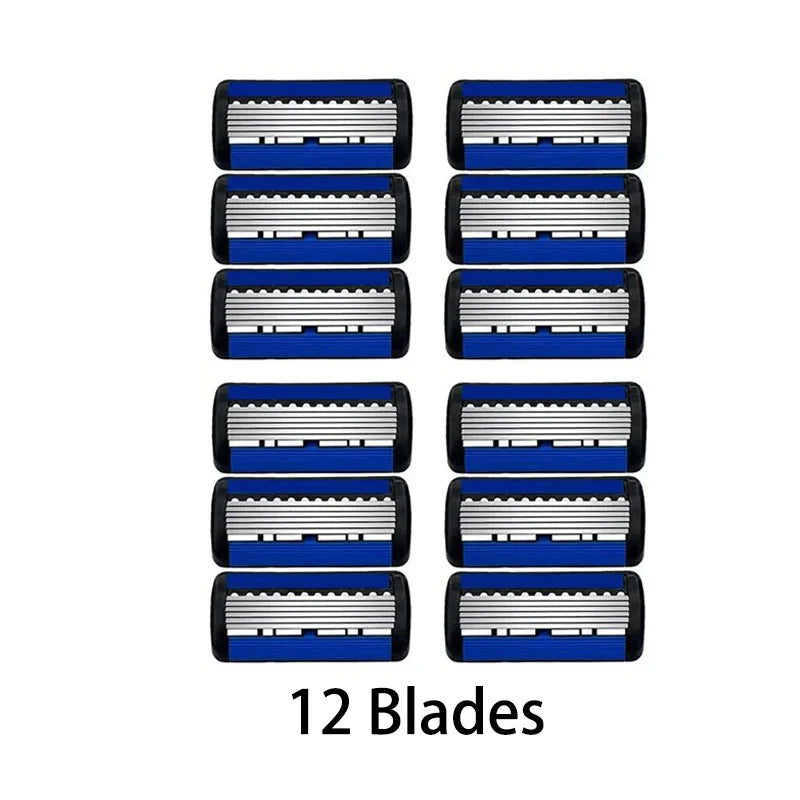 6-Layer Double Edge Safety Razor | Stainless Steel Manual Shaver