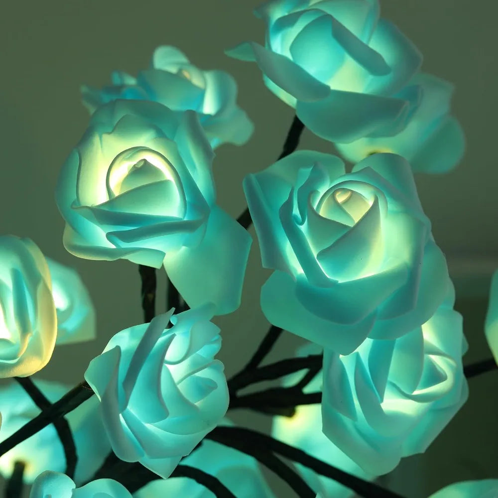 USB Rose Flower Tree LED Light | Bedroom & Wedding Decor