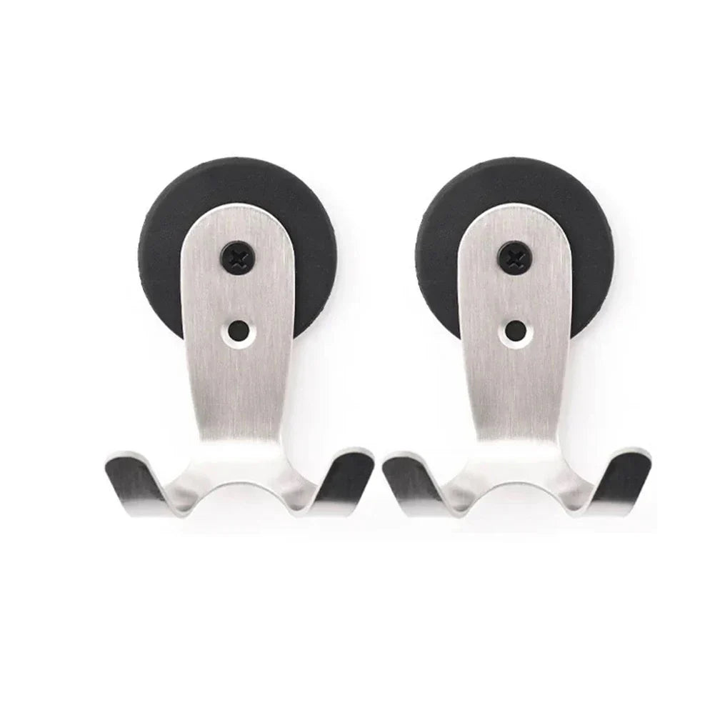 2-Pack Magnetic Portafilter Hook – Stainless Steel Espresso Holder