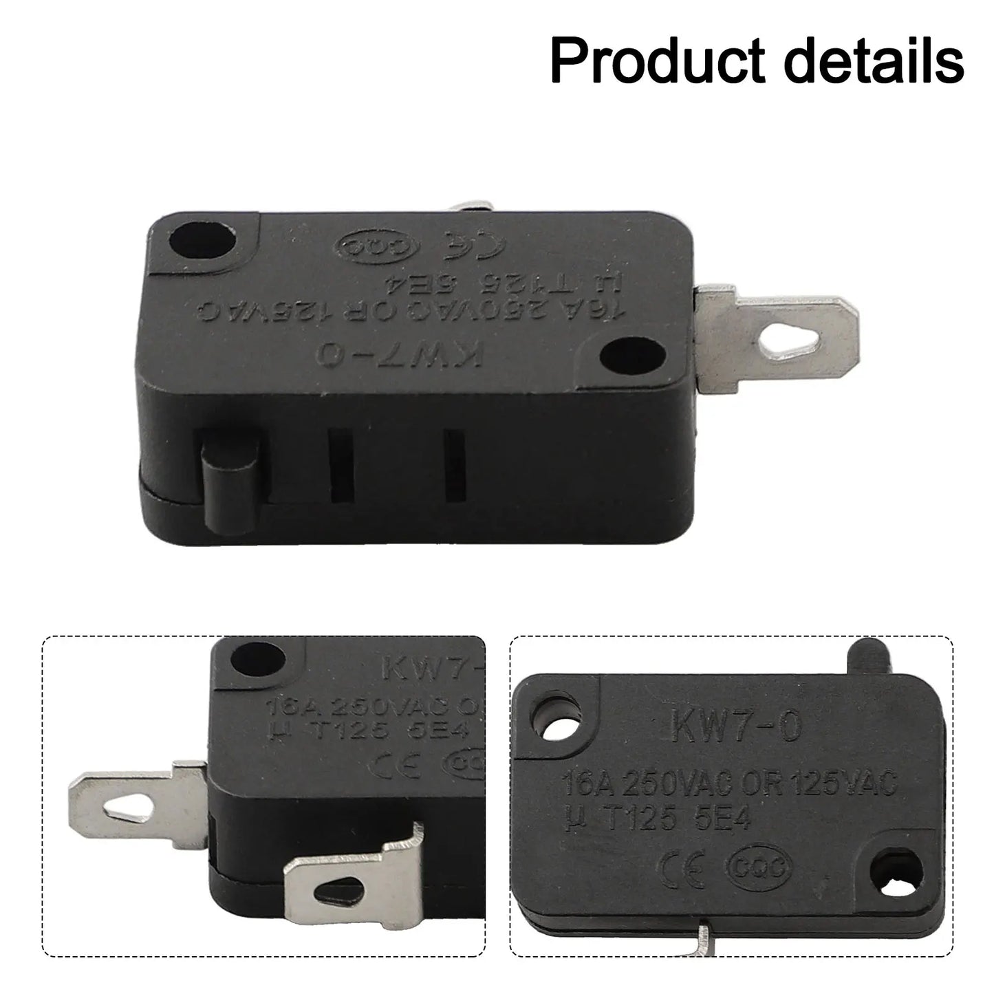 KW7-0 16A Micro Limit Switch – Appliance Replacement Part