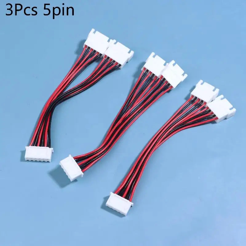 3Pcs/pack XH2.54MM Y-Splitter Cable Male To 2 Female Connector 26AWG Power Extension Cord 2/3/4/5/6 Pin Splitter Cable Adapter Peaceful Pleasures Health and Wellness A4 3Pcs