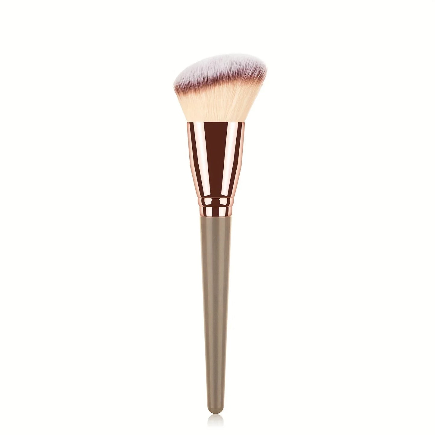 Premium Contour Brush for Face Makeup – Blush & Bronzer, Perfect for Cheek, Forehead, Jaw & Nose Blending & Contouring Peaceful Pleasures Health and Wellness russet