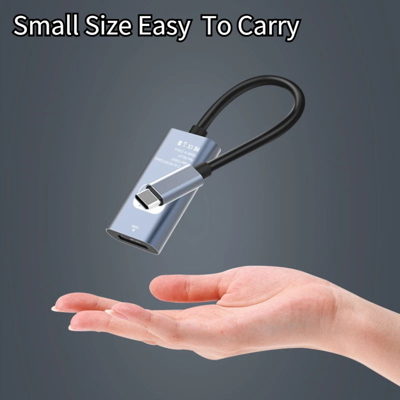4K 30/60Hz USB C to HDMI Cable Type C Adapter HDTV Converter Cable For iPhone 15 TV Converter MacBook Air iPad Samsung laptop Peaceful Pleasures Health and Wellness