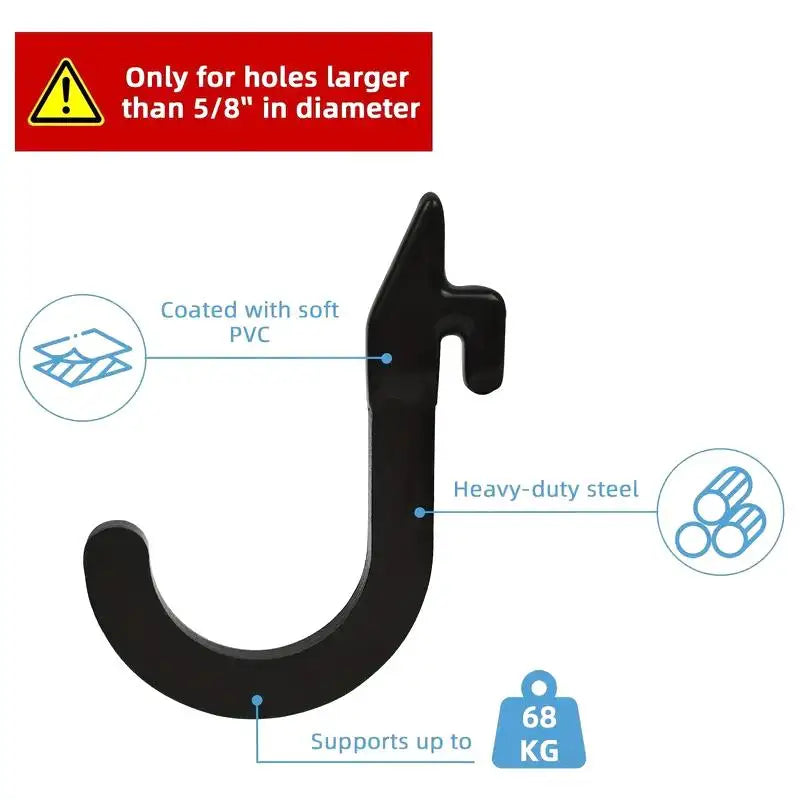Heavy Duty Squat Rack Hook Attachments | Home Gym Storage Rack Storage Hook Peaceful Pleasures Health and Wellness