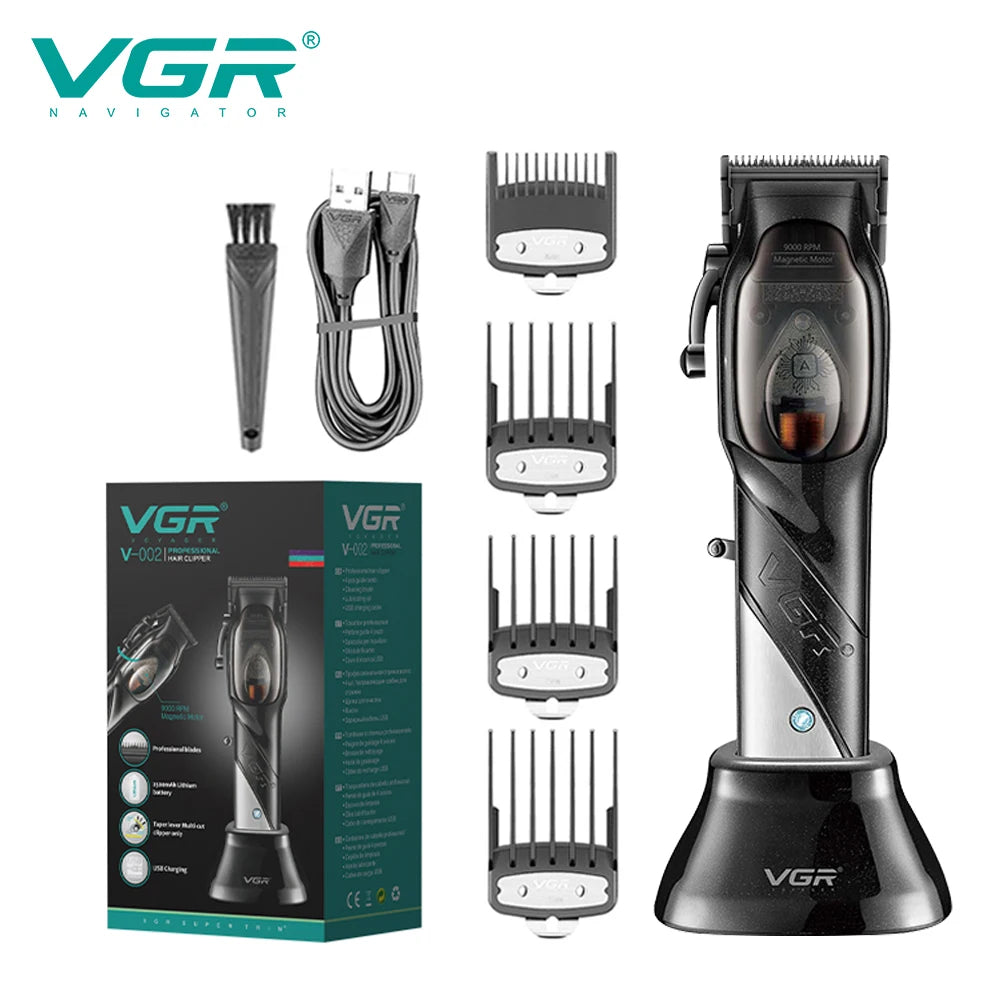 VGR Long Life Hair Trimmer Powerful Power Hair Trimmer Set for Men with Base series hair trimmer Peaceful Pleasures Health and Wellness 002 usb