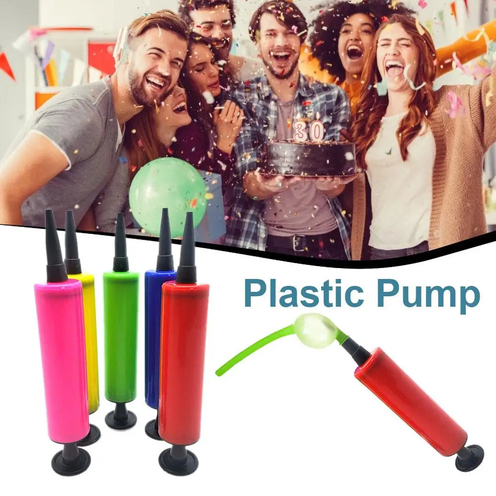 Balloon Pump Hand Push Balloon Inflater Birthday Party Wedding Supplies Quality Ballons Air Pump Accessories Home Decoration Peaceful Pleasures Health and Wellness
