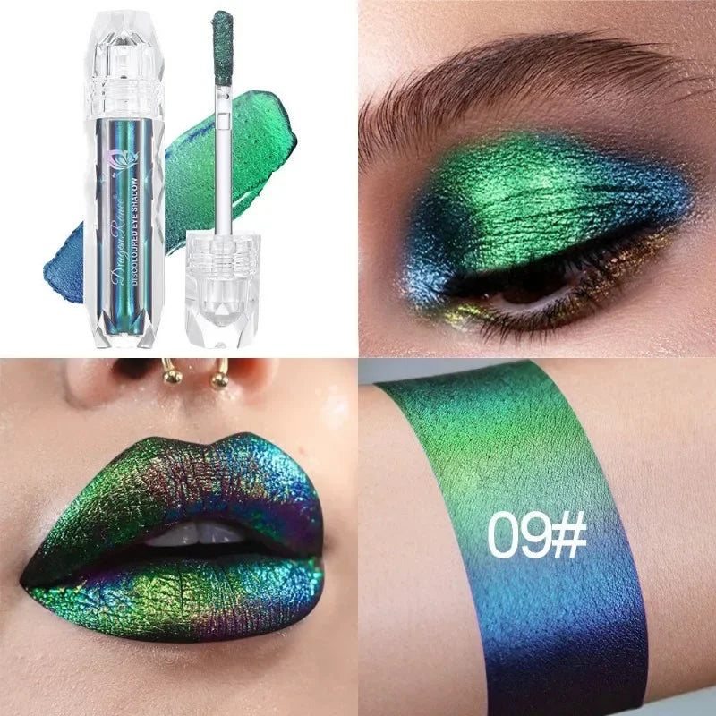 Chameleon Liquid Eyeshadow | Metallic Glitter Shimmer Eye Makeup
