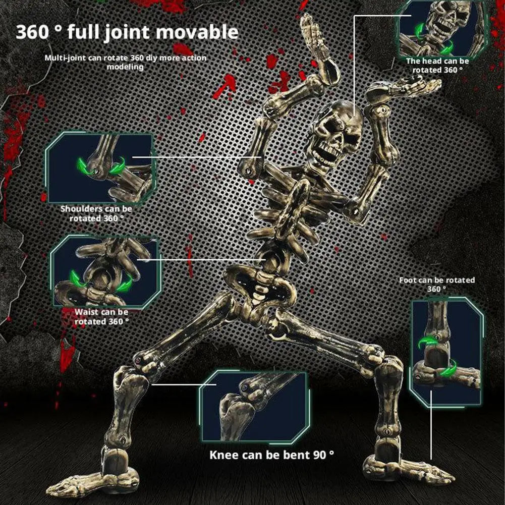 Mini Medieval Skeleton Figurines for Halloween Decor Peaceful Pleasures Health and Wellness