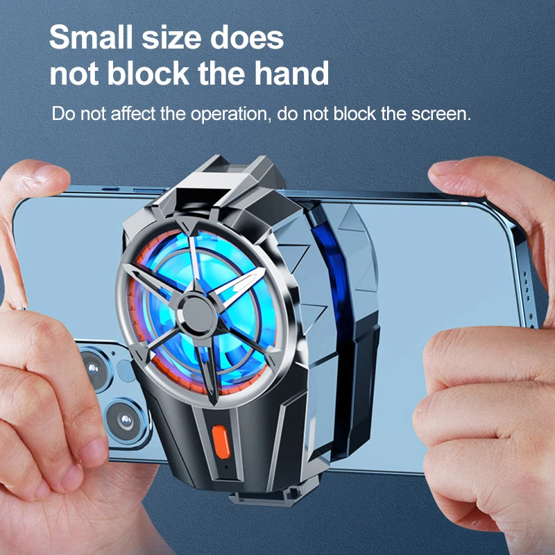 Mobile Phone Cooler Phone Gaming Rechargeable Portable Fan For Phone Cooler For Games Cooler Black Shark Cellphone Accessories Peaceful Pleasures Health and Wellness