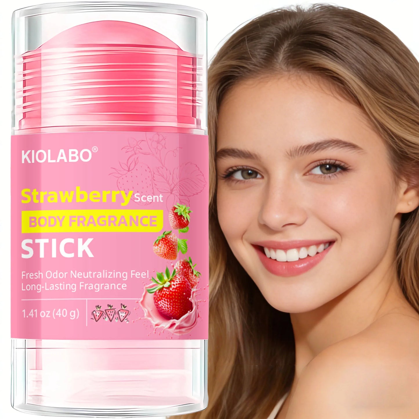 Rose Deodorant Stick | Natural Long-Lasting Freshness 40g