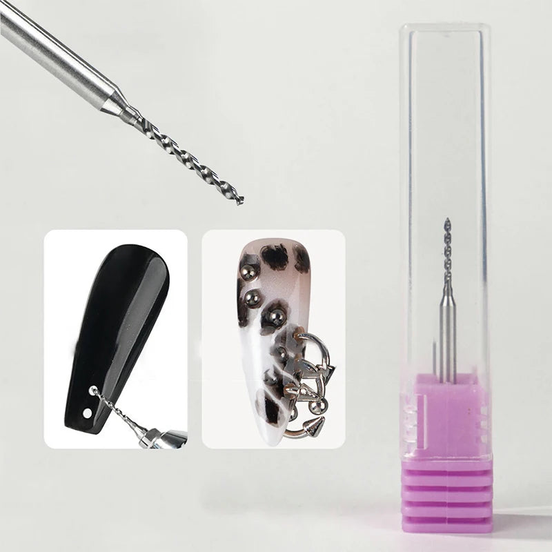 Nail Perforation Grinding Head Tungsten Steel Nail Drill Bits Manicure Tool Nai Polishing Machine Accessories Peaceful Pleasures Health and Wellness