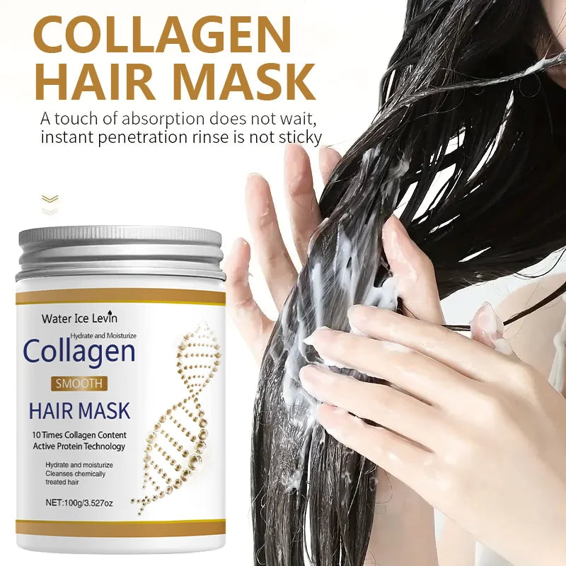 Keratin Hair Mask with Collagen & Coconut Oil | All Hair Types