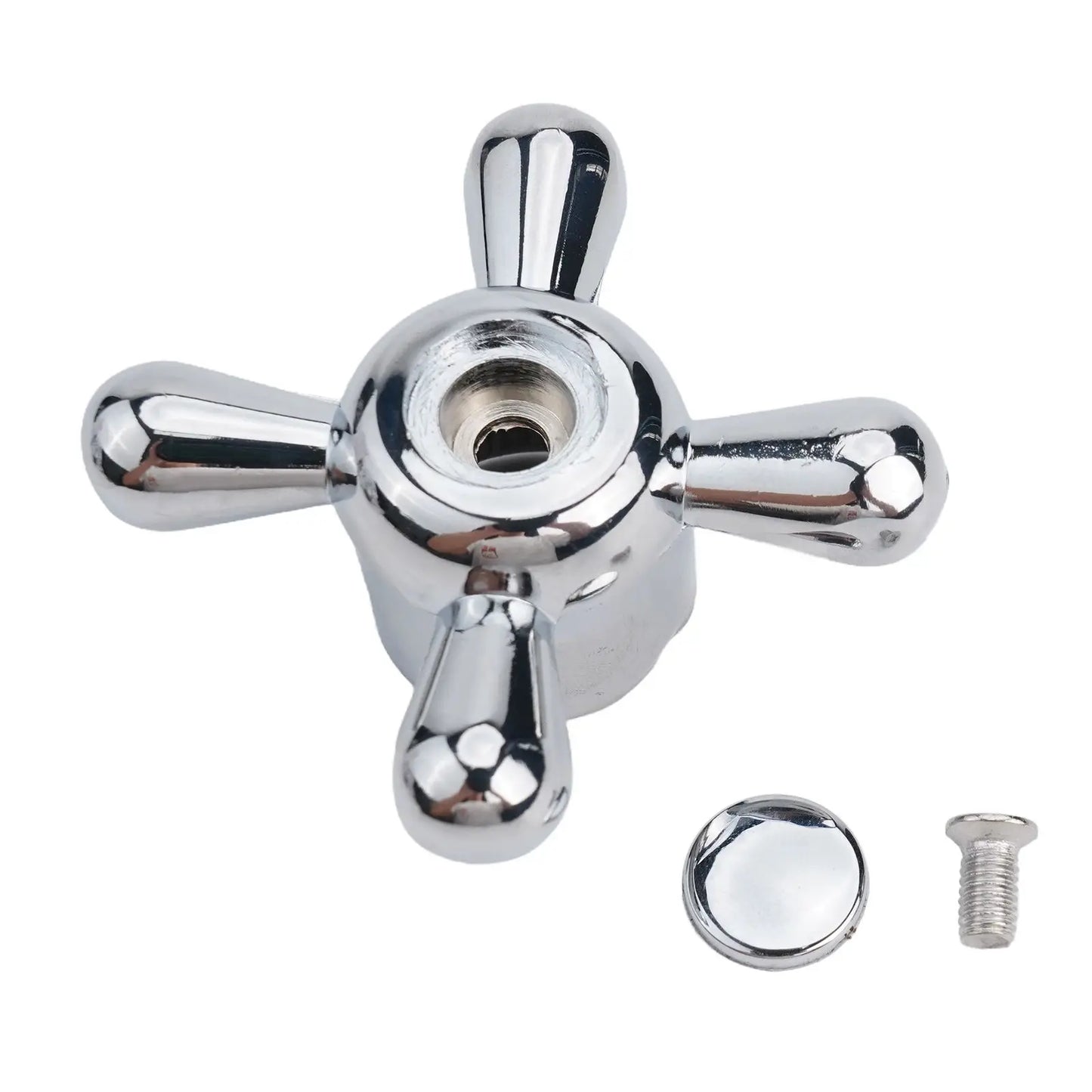 Cross Faucet Handle Knobs – Alloy Replacement Tap Kit 2-Pack