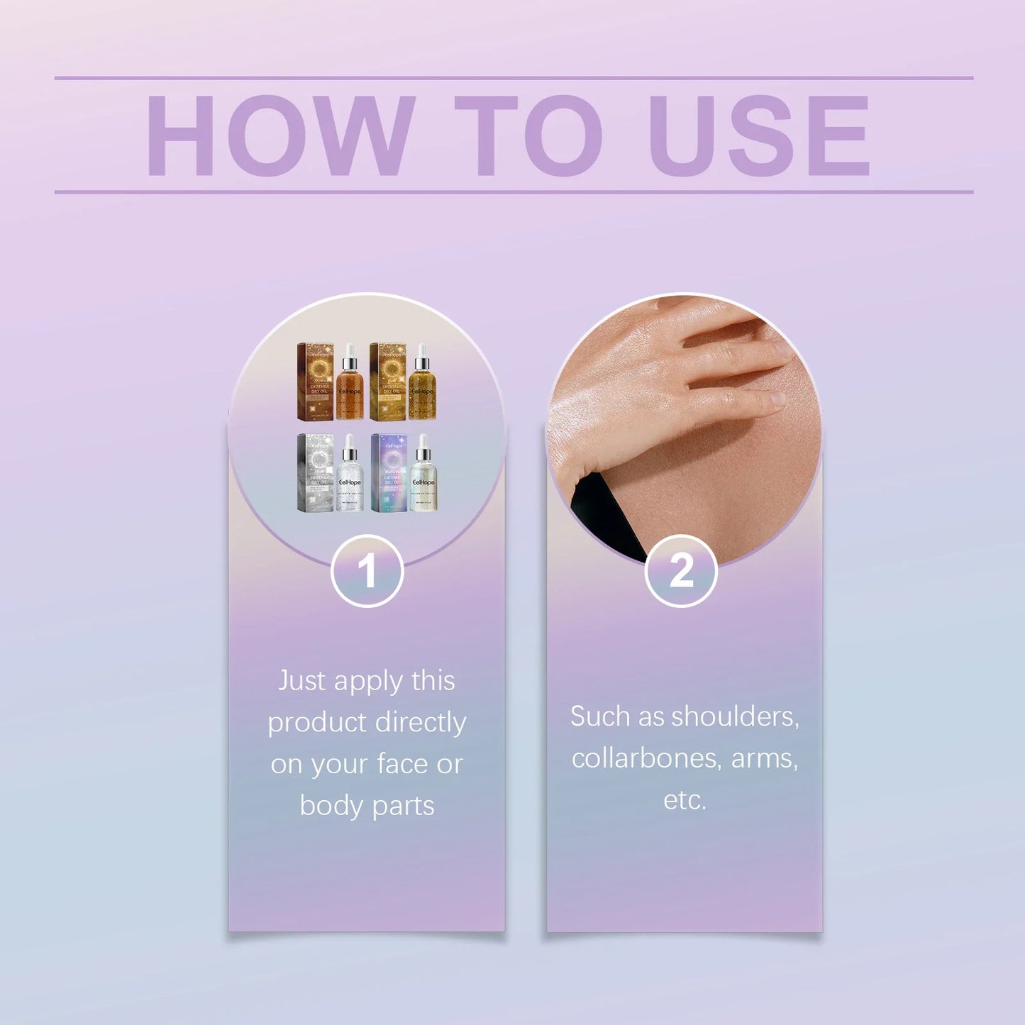 Eelhope Glitter Spray Highlighter – Face, Hair & Body Shimmer