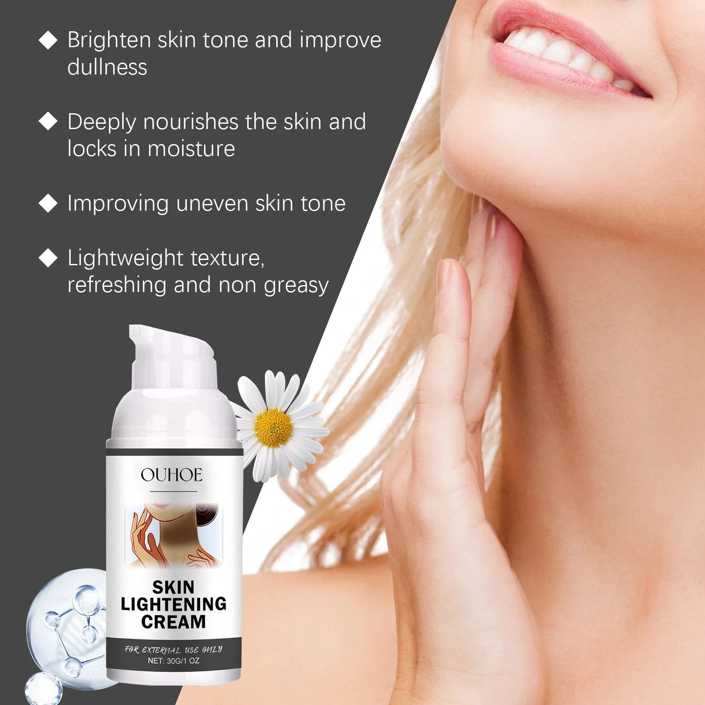 Brightening Whitening Face Cream – Dark Spot Tone Corrector 30g