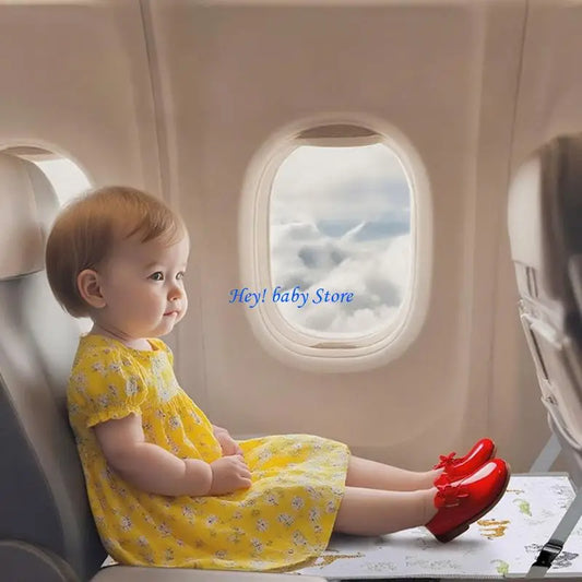 Kids Foldable Airplane Seat Extender & Footrest Pad for Travel Kids Travel Accessory Peaceful Pleasures Health and Wellness