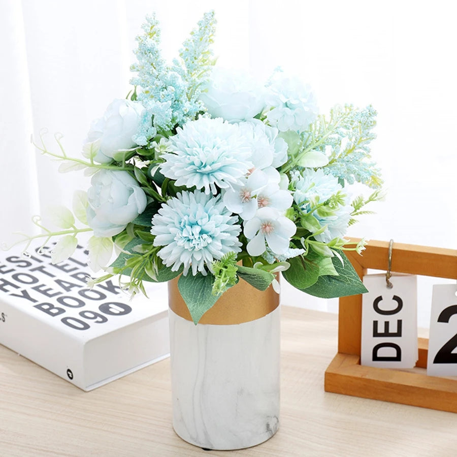 Artificial Silk Peony Ball Bouquet | Wedding & Home Decor