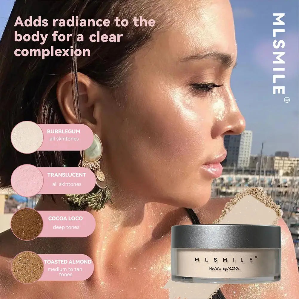 Pearl Matte Loose Setting Powder 6g – Oil Control & Highlighter
