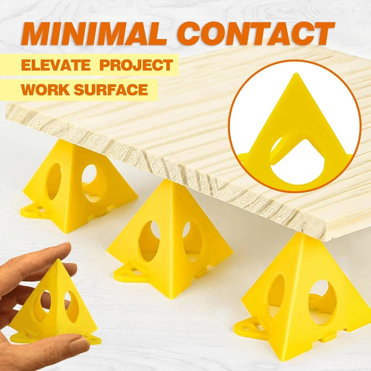 Painters Pyramid Stands Cabinet Doors Paint Pouring Mini Triangle