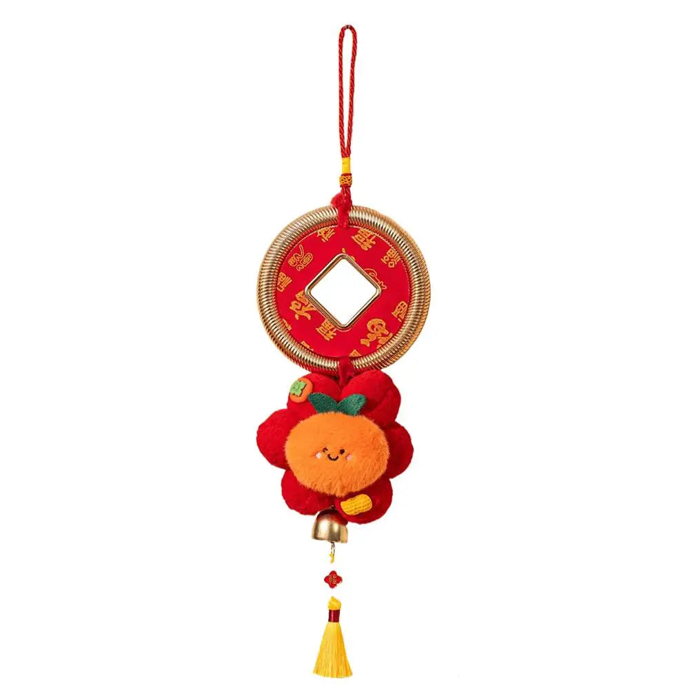 New Year of The Horse Plush Ornament Festive Red Hanging Decoration Horse Pendant Spring Festival Home Atmosphere New Decoration Peaceful Pleasures Health and Wellness B