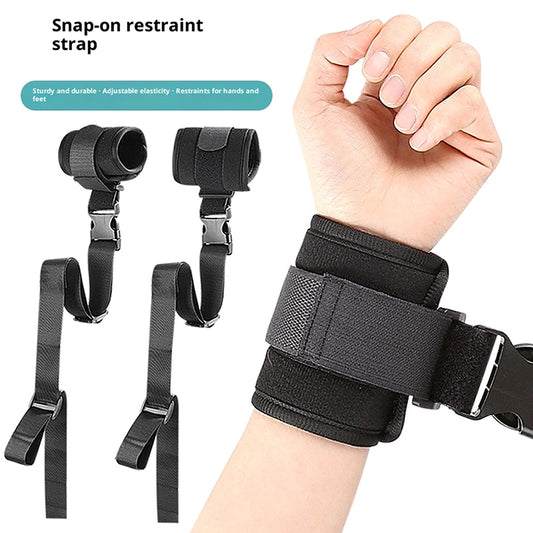 Limb Restraint Belt Bed Restraint Fixed Upper Limbs Fixed Lower Limbs Anti- Restraint Belt Wrist And Ankle Binding Belt Peaceful Pleasures Health and Wellness