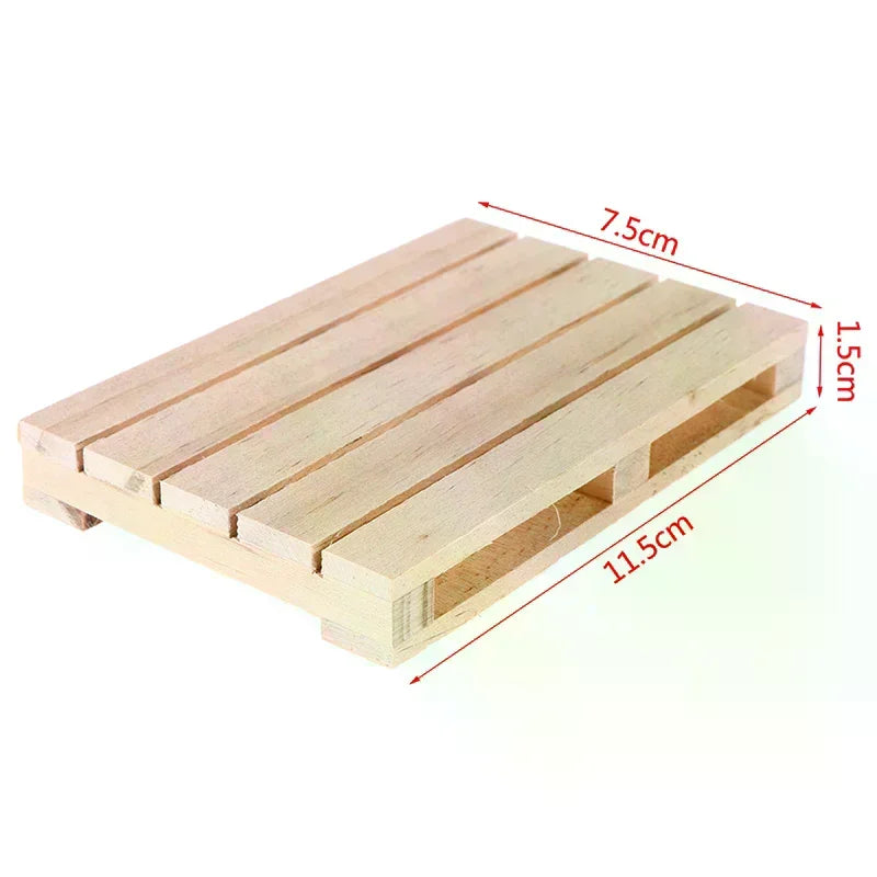 Mini Wooden Pallet Coasters for Hot & Cold Drinks | Rustic