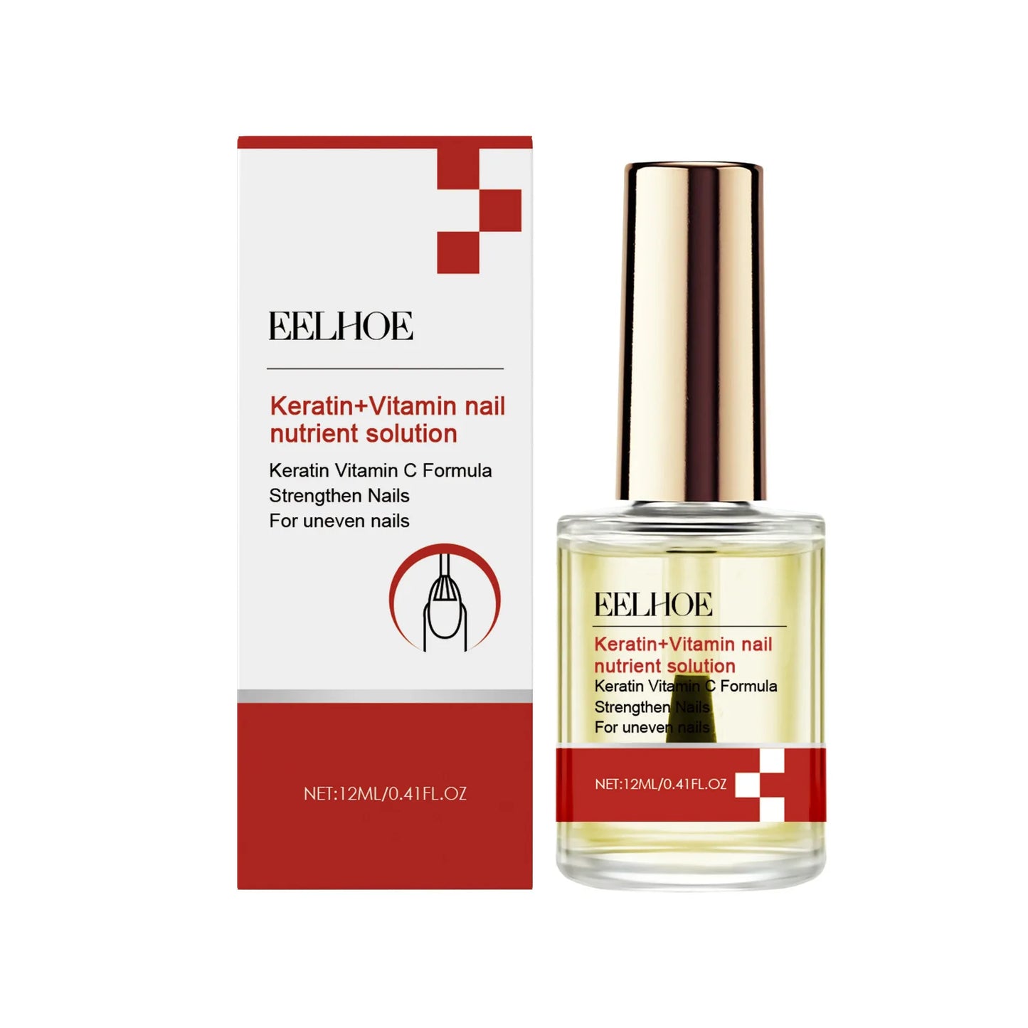 EELHOE Keratin Nail Repair Serum | Strengthening & Growth 12ml