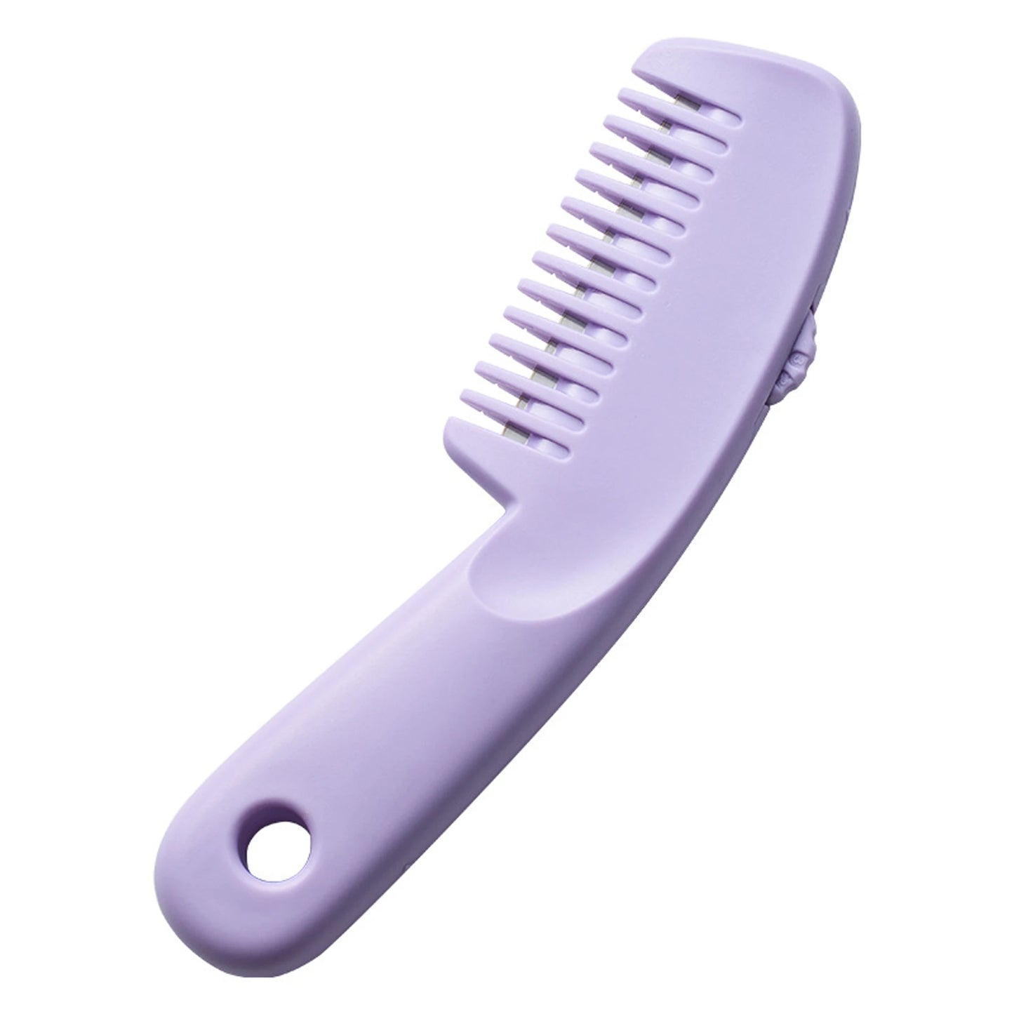 New Home Hair Cutting Thinning Razor Combs Women Bangs Trimmer Professional Hair Shaping Styling Tools for Portable Hair Clipper Peaceful Pleasures Health and Wellness PURPLE