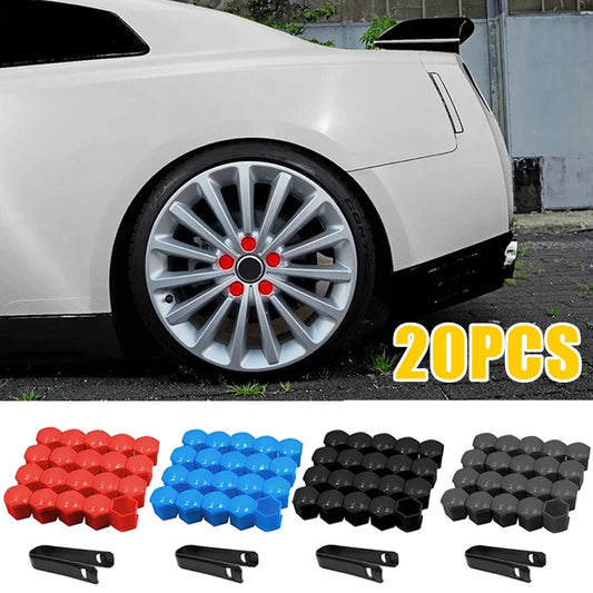 17/19/21mm Wheel Nut Caps – Rust-Proof Bolt Covers 20 Pack Wheel Nut Caps Peaceful Pleasures Health and Wellness