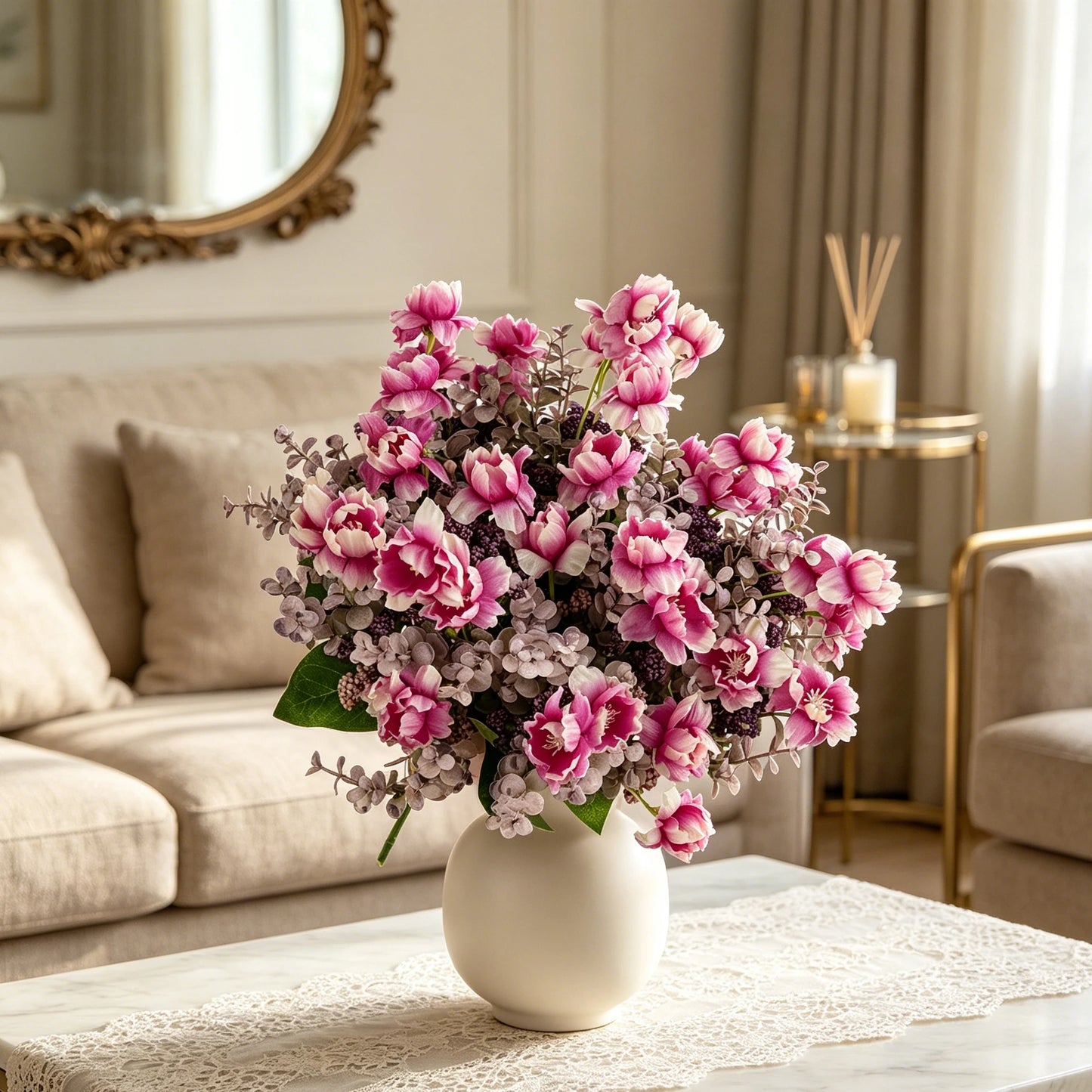Artificial Silk Camellia Flowers – Wedding & Home Décor