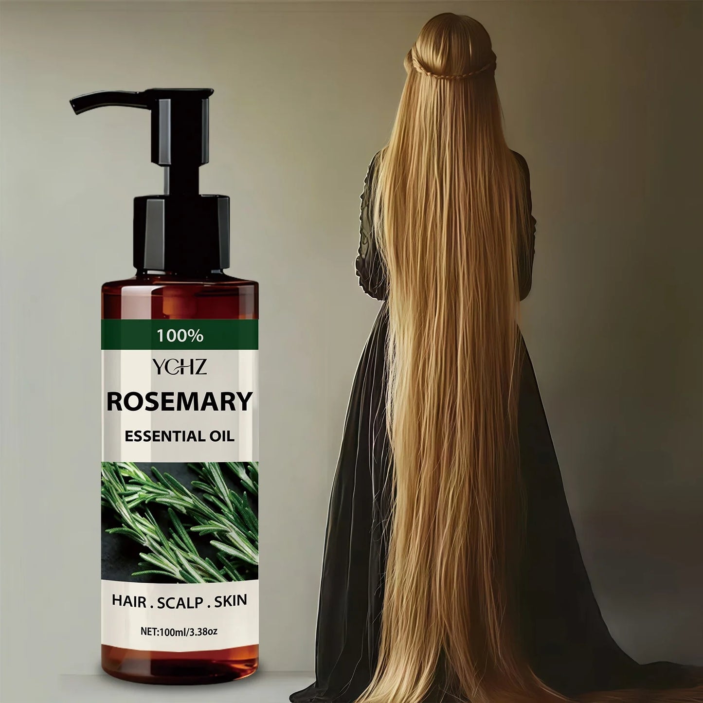 Biotin & Rosemary Hair Oil – Smooth, Moisturize & Add Shine