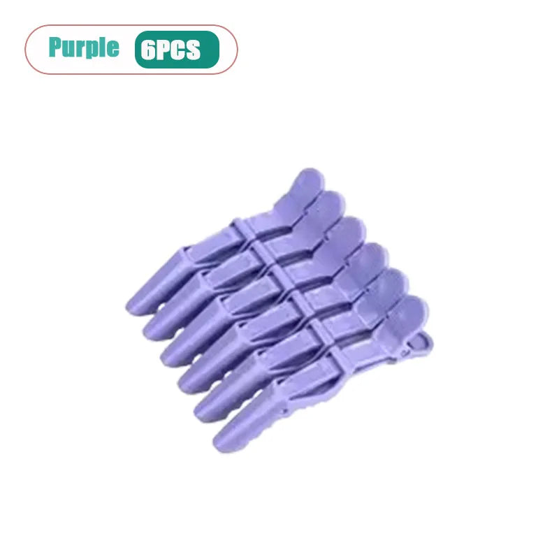 6-Pack Duckbill Hair Clips – No-Trace Salon Sectioning Clips
