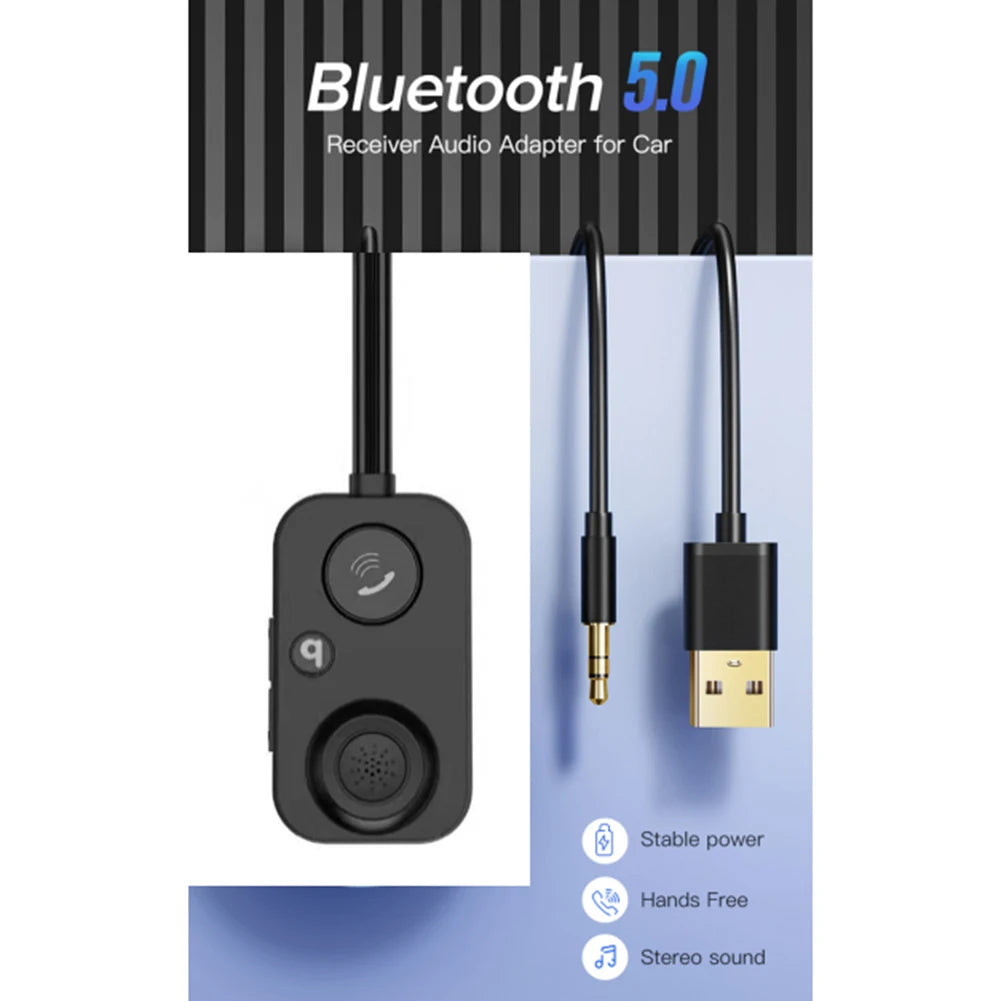 Bluetooth 5.0 FM Transmitter & Car Wireless Receiver – AUX, Hands-Free, USB Car Electronics Peaceful Pleasures Health and Wellness