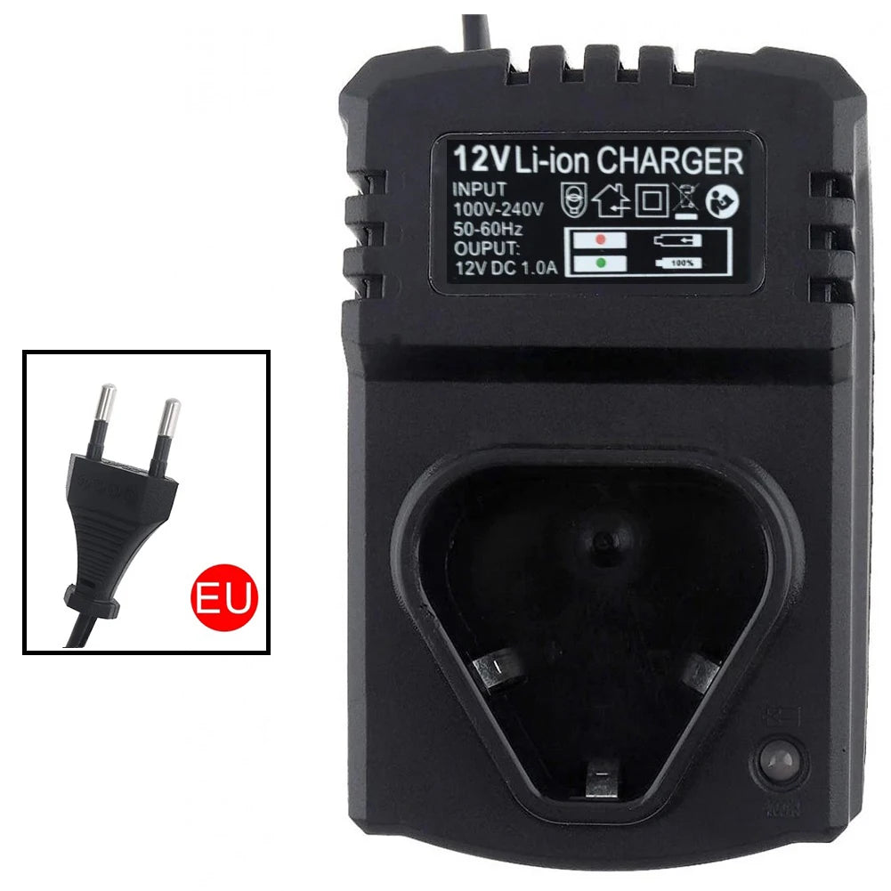 12V DC US EU Li-ion Rechargeable Charger Support 110-240V Electrical