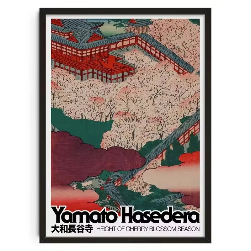 Yayoi Kusama Mount Fuji Canvas Print Japanese Mountain Landscape Poster Colourful Modern Art for Living Room, Bedroom or Offi Peaceful Pleasures Health and Wellness ZLH1999 40x60cm Unframed