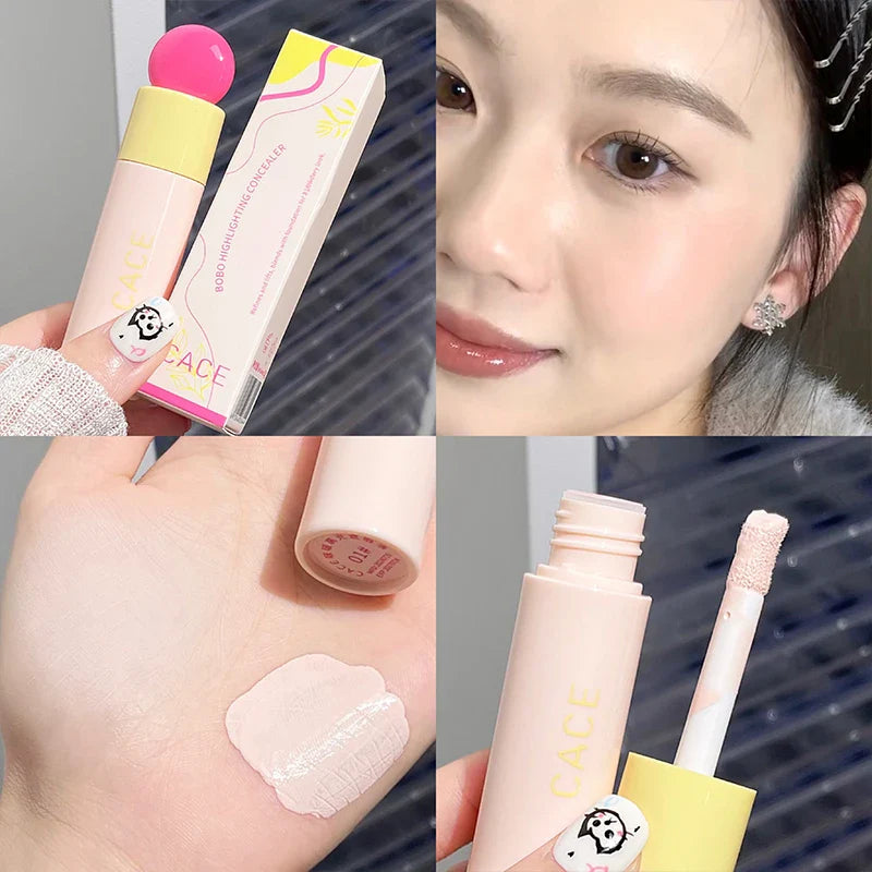 CACE 3-Shade Full Coverage Liquid Concealer – Waterproof & Nourishing