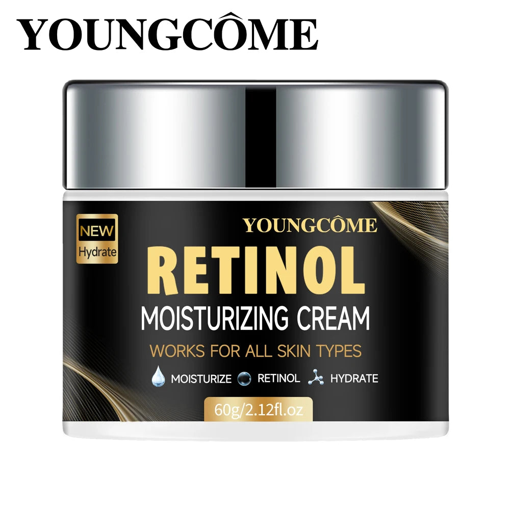 Retinol Collagen Men's Face Cream Skincare Moisturizing Brightening Hydrating Smooth Wrinkles Firming Facial Face Men Skin Care Peaceful Pleasures Health and Wellness
