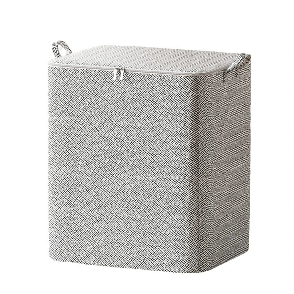 Foldable Clothes Storage Baskets with Zipper & Handle Peaceful Pleasures Health and Wellness 220L Australia