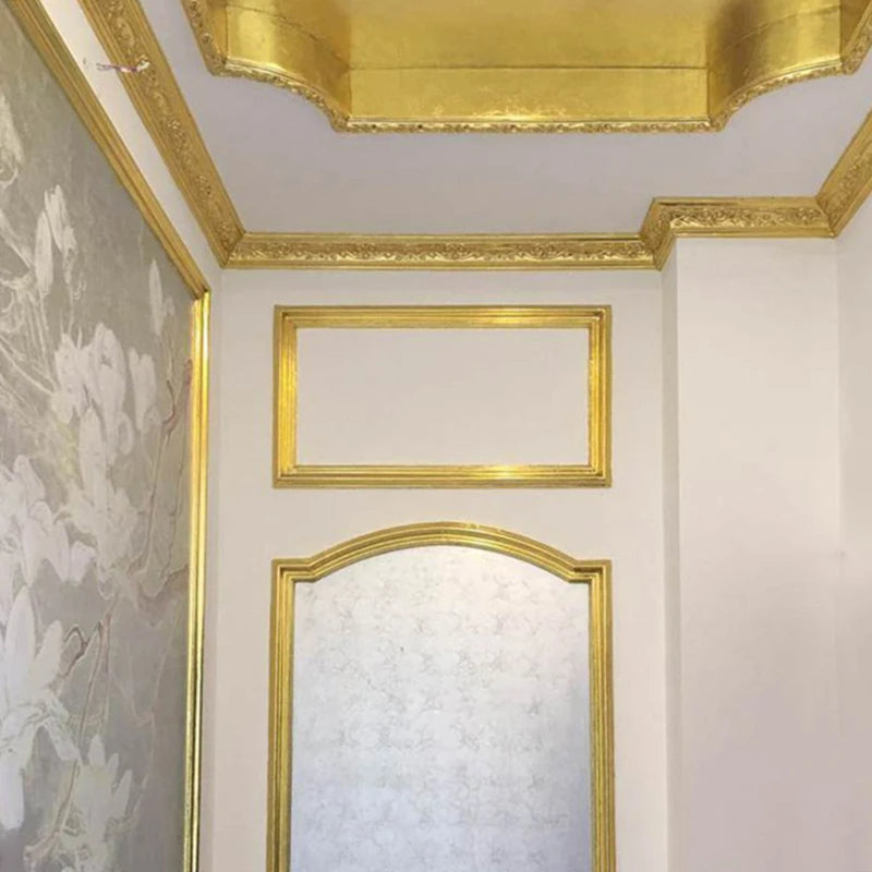 100PCS 24K Gold Leaf Sheets Real Gold Foil for Gilding Art Craft Painting Nail Art Home Decor Gift Wrapping Paper Envelope Peaceful Pleasures Health and Wellness