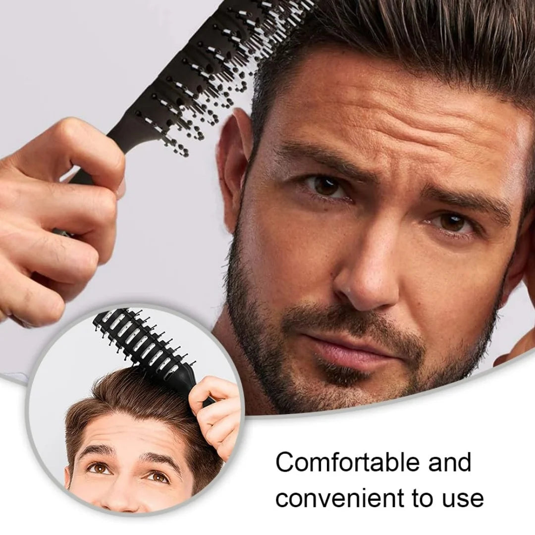 Barber Comb Fish Bone Shape Hair Brush - Hairdressing Dyeing Comb Styling Tool Professional Salon Supplies Peaceful Pleasures Health and Wellness