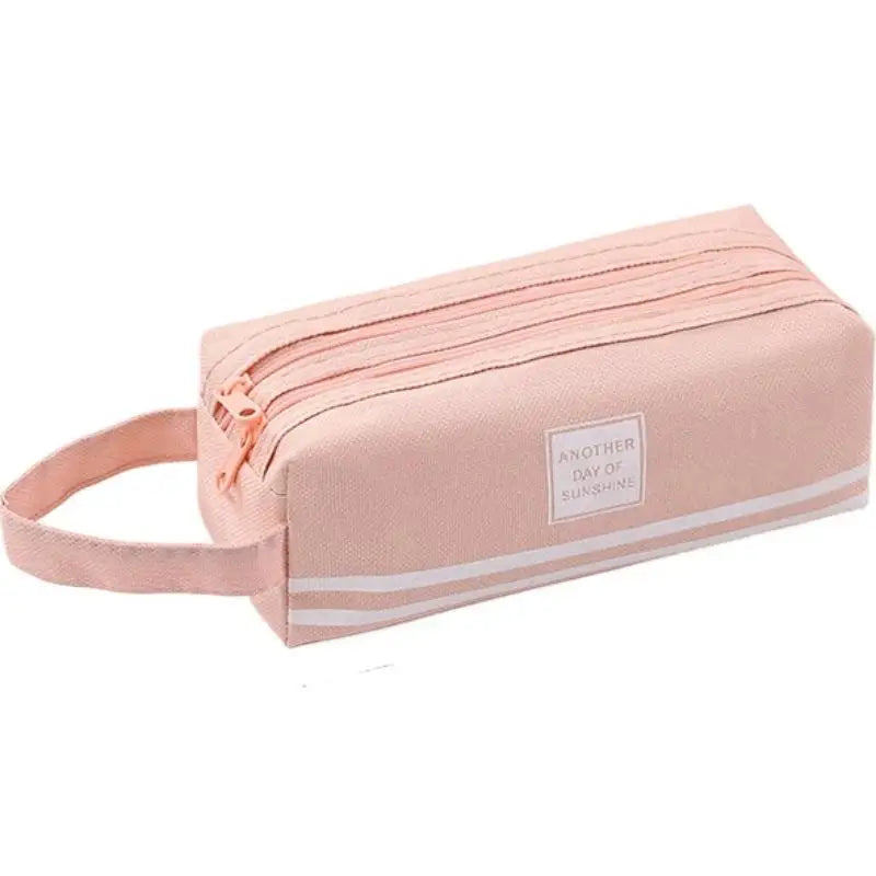 Large Capacity Double Layer Oxford Cloth Pencil Case