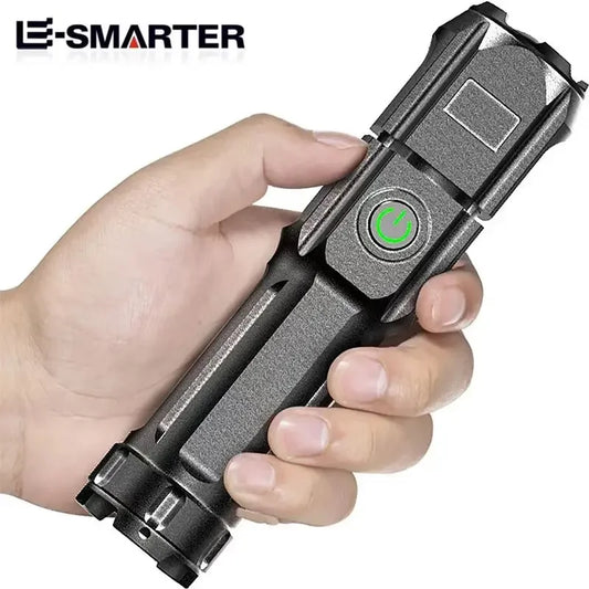 LED Tactical Flashlight USB Rechargeable Waterproof Zoomable LED Tactical Flashlight Oasis Select