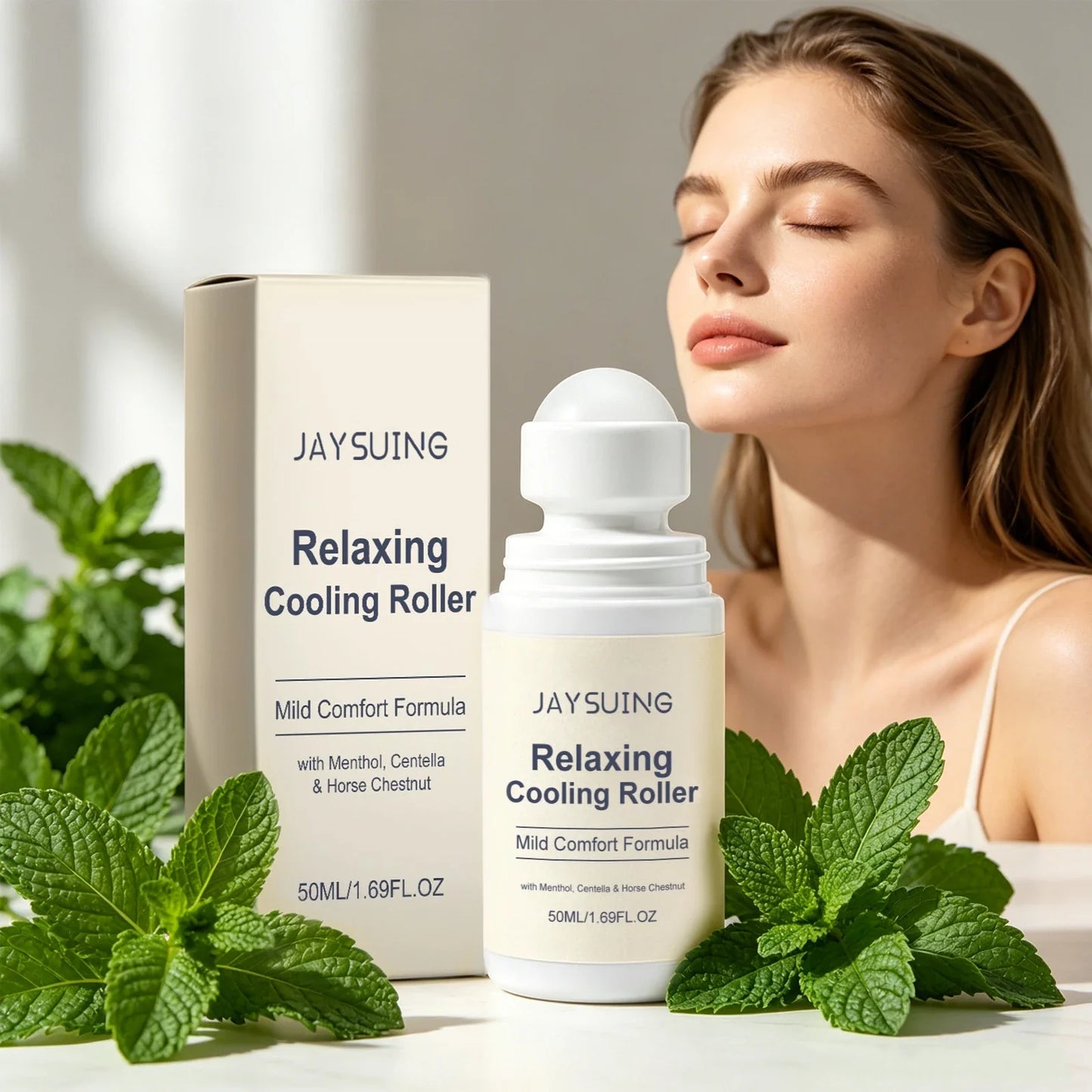 Centella Asiatica Cooling Roll-On Face Serum | 50ml Roller