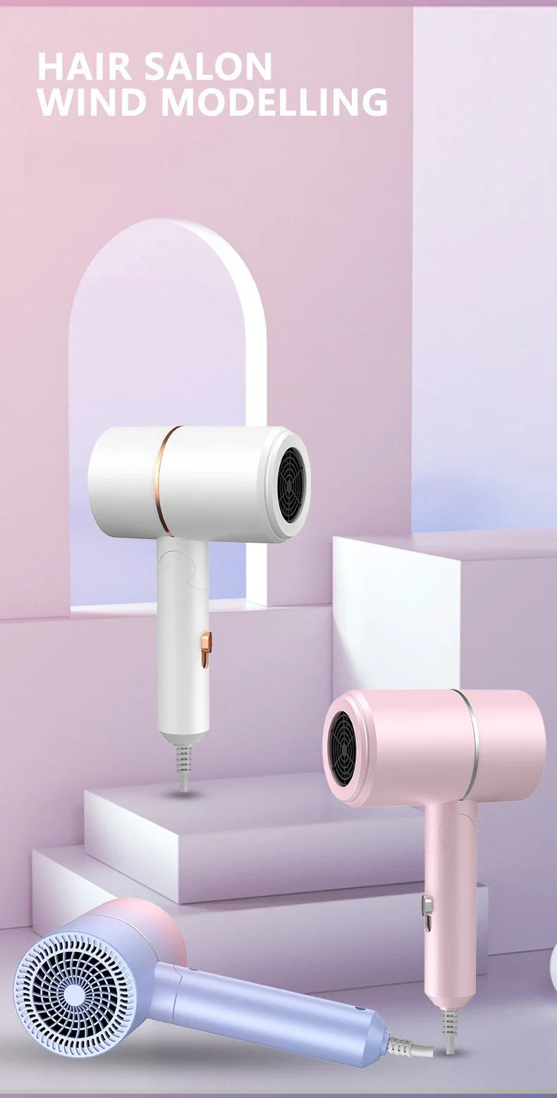 URGGU Mini Folding Hair Dryer 750W – Travel & Home 100-240V