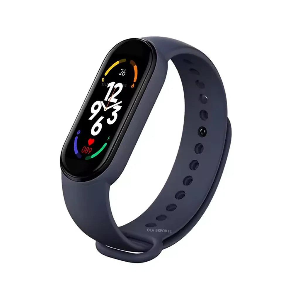 M7 Smartwatch Fitness Tracker – Heart Rate & Sleep Monitor