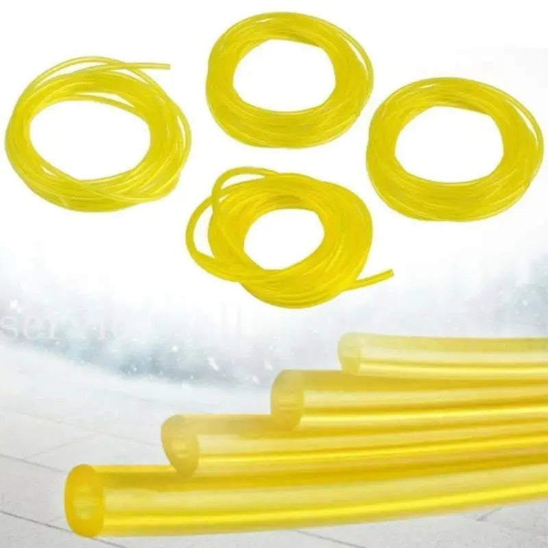 New 4PCS Petrol Fuel Gas Line Pipe Hoses Petrol Line For String Trimmer Chainsaw Saw Blower Grass Cutter Brushcutter Fitting Peaceful Pleasures Health and Wellness