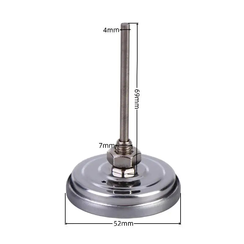 Stainless Steel Oven & BBQ Dial Thermometer 0–500°C Oven Dial Thermometer Peaceful Pleasures Health and Wellness 1pcs