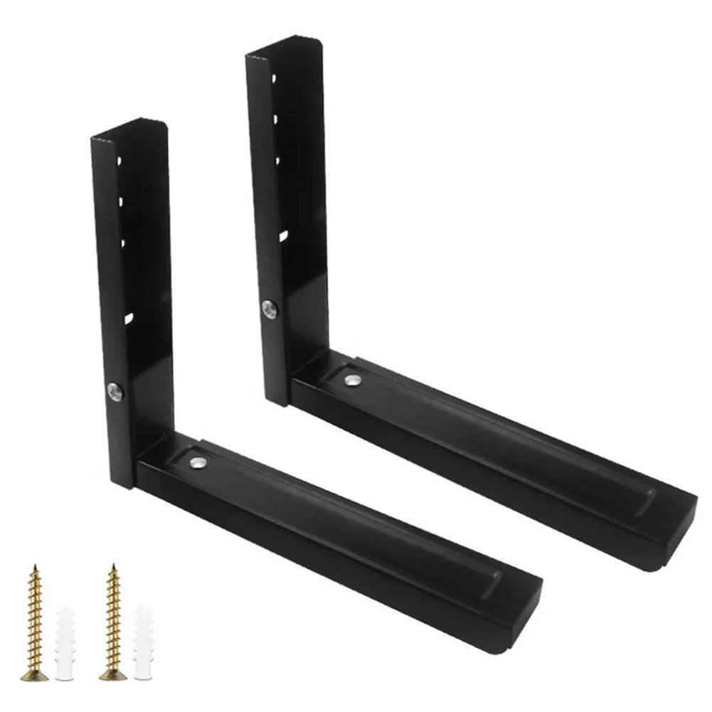 Adjustable Steel Microwave Wall Mounting Brackets – 2 Pack