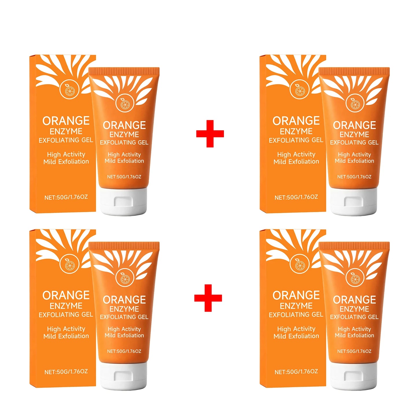 Orange Enzyme Exfoliating Gel for Face & Body – 50g